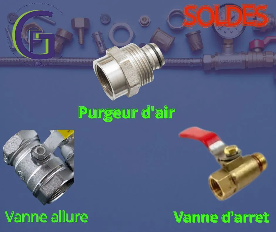 Purgeur d'air & Vannes d'arrêt