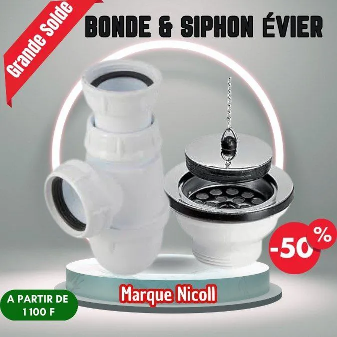 Bonde & Siphon Évier